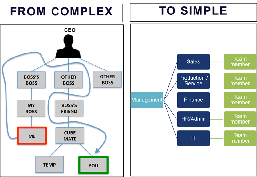 From Complex to Simple